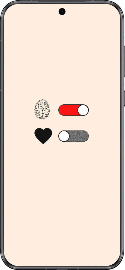 Силиконовый чехол Любовь и ум для Huawei Pura 70 - 4553u-3703 изображение 
