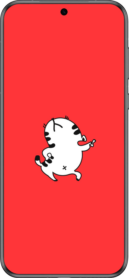 Силиконовый чехол Котик для Huawei Pura 70 - 4577u-3703 изображение 