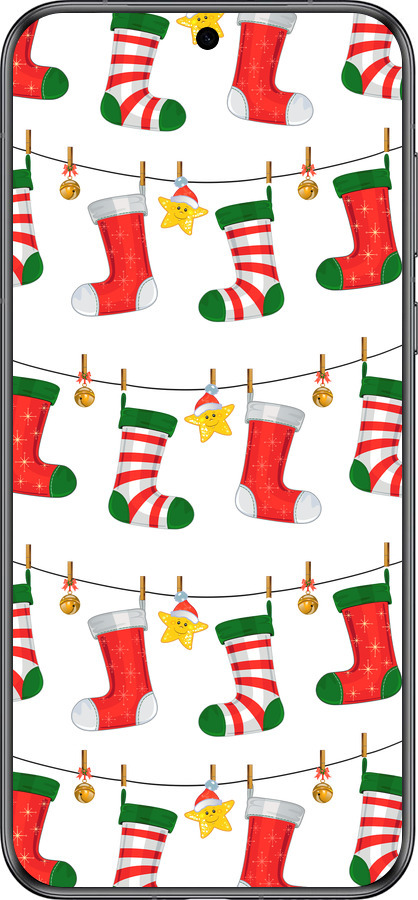 Силиконовый чехол Новогодний 9 для Huawei Pura 70 - 4622u-3703 изображение 