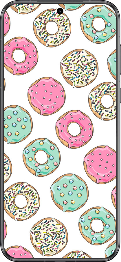 Силиконовый чехол Пончики 1 для Huawei Pura 70 - 4657u-3703 изображение 