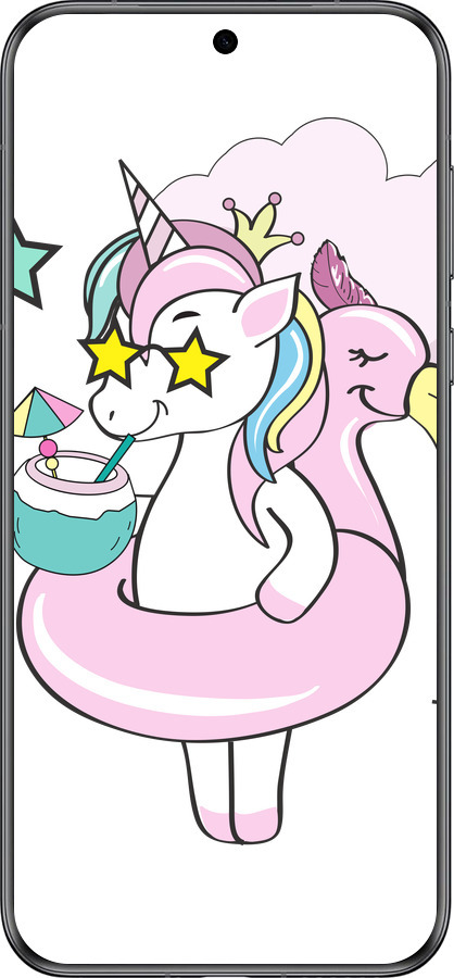 Силиконовый чехол Crown Unicorn для Huawei Pura 70 - 4660u-3703 изображение 