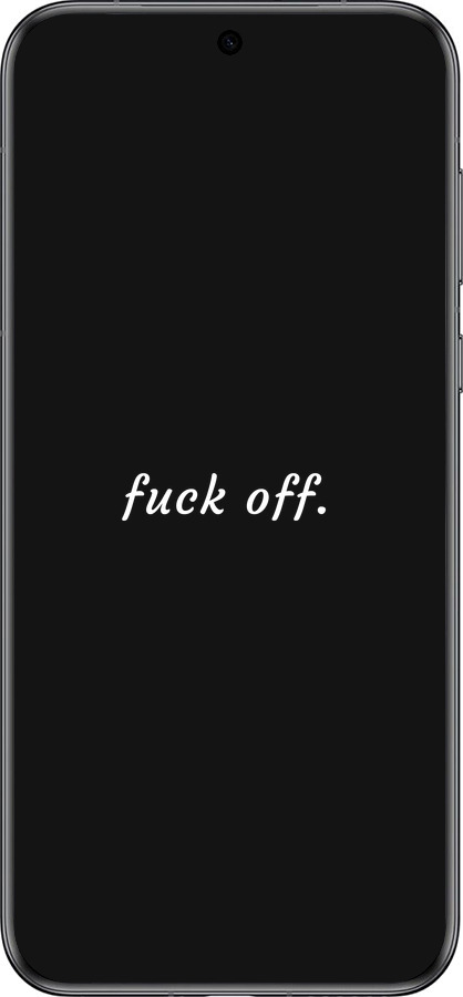 Силиконовый чехол Fuck off для Huawei Pura 70 - 4731u-3703 изображение 