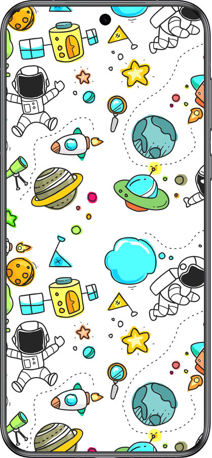 Силиконовый чехол Космос для Huawei Pura 70 - 4735u-3703 изображение 