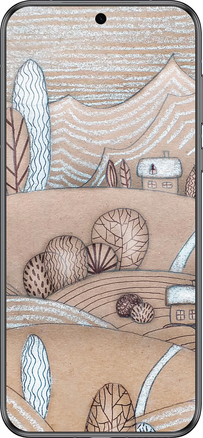 Силиконовый чехол Сказочные холмы для Huawei Pura 70 - 4749u-3703 изображение 