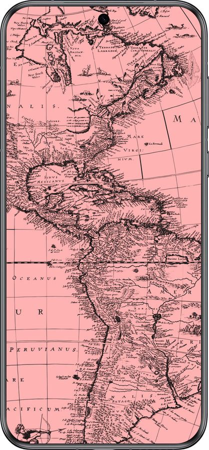 Силиконовый чехол Карта для Huawei Pura 70 - 4794u-3703 изображение 