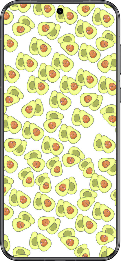 Силиконовый чехол Весёлые авокадо для Huawei Pura 70 - 4799u-3703 изображение 