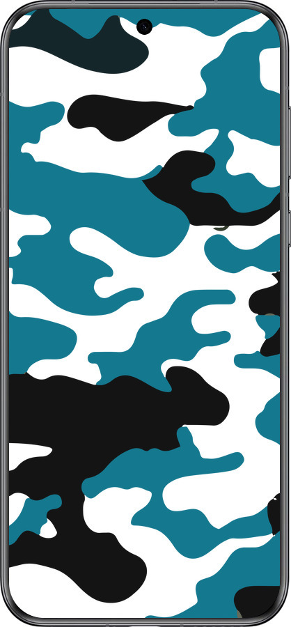 Силиконовый чехол Камуфляж прозрачный фон для Huawei Pura 70 - 4877u-3703 изображение 