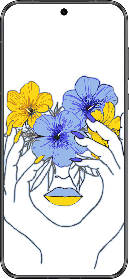 Силиконовый чехол Девушка v4 для Huawei Pura 70 - 5276u-3703 изображение 