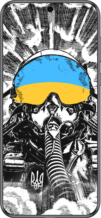 Силиконовый чехол Призрак Киева v3 для Huawei Pura 70 - 5307u-3703 изображение 