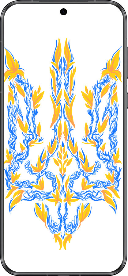 Силиконовый чехол Герб Украины v3 для Huawei Pura 70 - 5313u-3703 изображение 