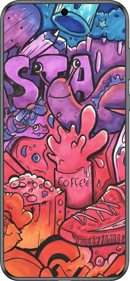 Силиконовый чехол № 5391 для Huawei Pura 70 - 5391u-3703 изображение 