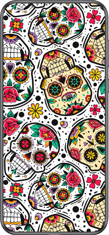 Силиконовый чехол Черепа для Huawei Pura 70 - 5471u-3703 изображение 