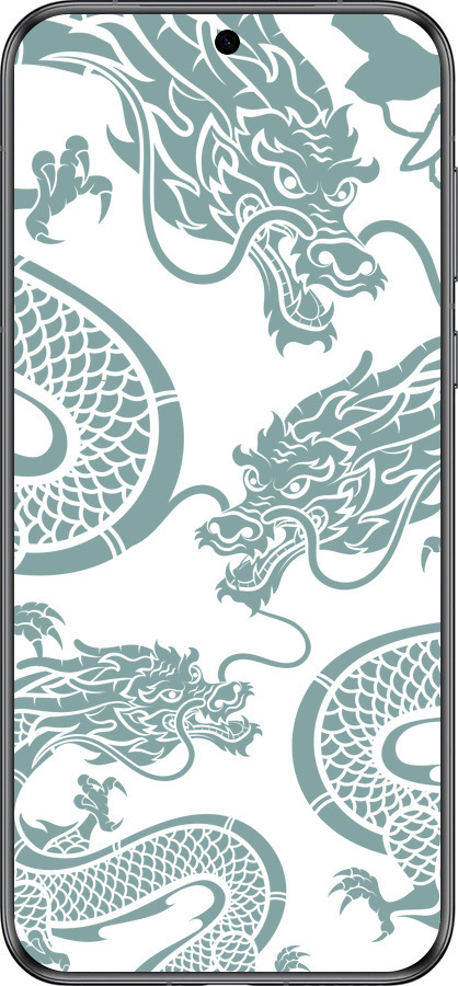 Силиконовый чехол Дракон для Huawei Pura 70 - 5476u-3703 изображение 