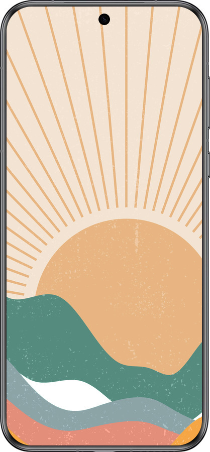 Силиконовый чехол Горы и солнце v2 для Huawei Pura 70 - 5488u-3703 изображение 