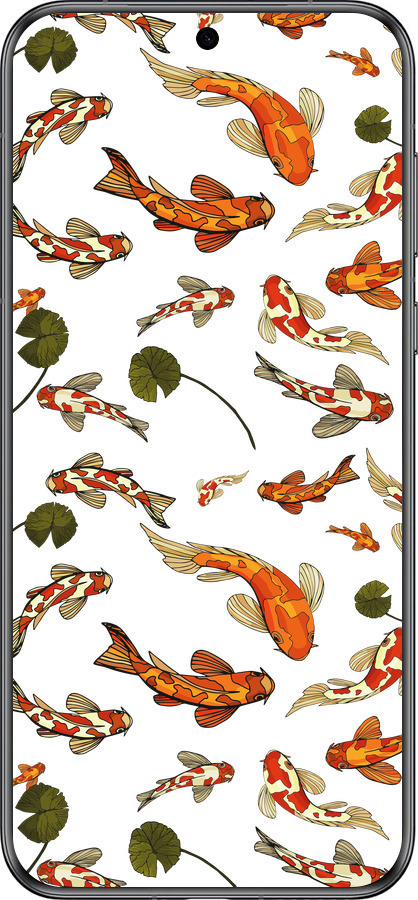 Силиконовый чехол Рыбы Кои для Huawei Pura 70 - 5535u-3703 изображение 