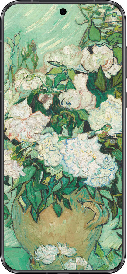 Силиконовый чехол Винсент Ван Гог. Ваза с розами для Huawei Pura 70 - 5543u-3703 изображение 