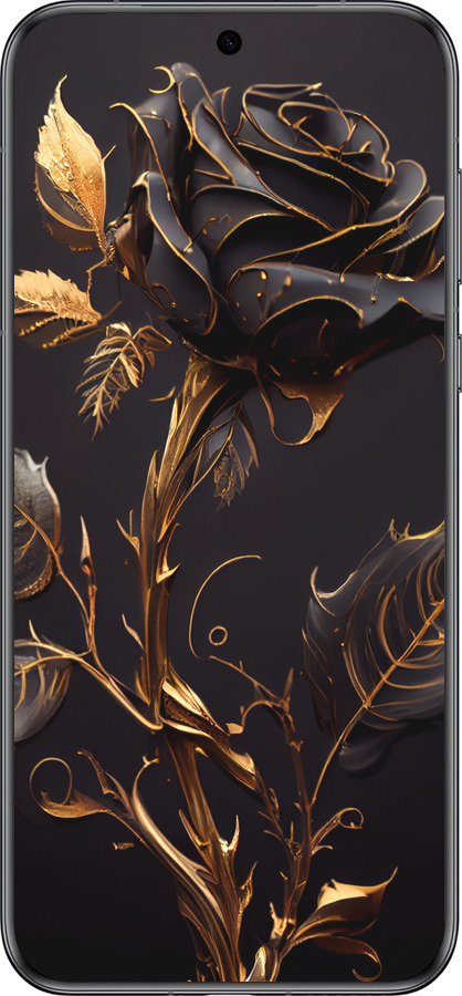 Силиконовый чехол Роза 3 для Huawei Pura 70 - 5552u-3703 изображение 