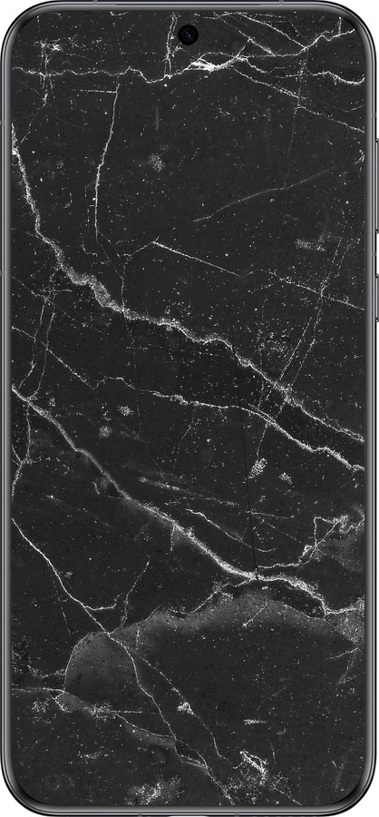 Силиконовый чехол Черный мрамор v2 для Huawei Pura 70 - 5568u-3703 изображение 