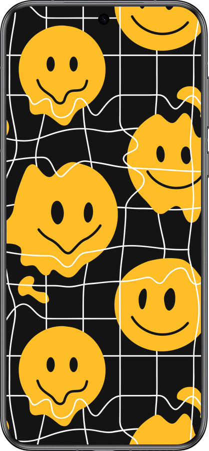 Силиконовый чехол Смайлы v3 для Huawei Pura 70 - 5623u-3703 изображение 