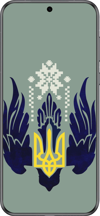 Силиконовый чехол Тризуб с крыльями для Huawei Pura 70 - 5640u-3703 изображение 