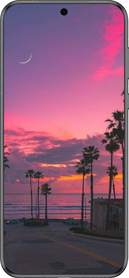 Силиконовый чехол Пальмы для Huawei Pura 70 - 5873u-3703 изображение 