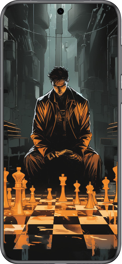 Силиконовый чехол Шахматы для Huawei Pura 70 - 5951u-3703 изображение 