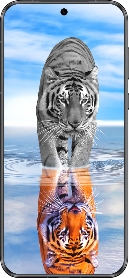 Силиконовый чехол Тигр для Huawei Pura 70 - 6016u-3703 изображение 