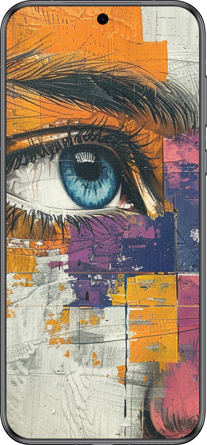 Силиконовый чехол Цветная фреска для Huawei Pura 70 - 6032u-3703 изображение 