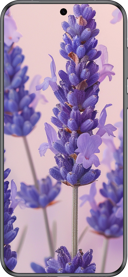 Силиконовый чехол Лаванда для Huawei Pura 70 - 6037u-3703 изображение 