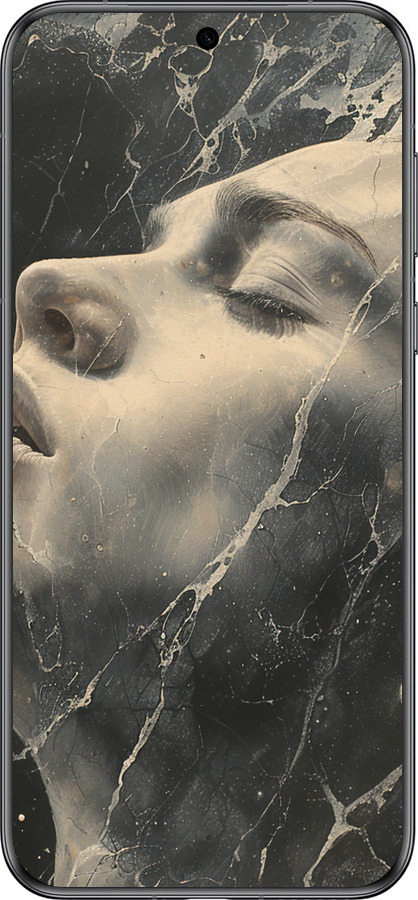 Силиконовый чехол Мраморная женщина для Huawei Pura 70 - 6040u-3703 изображение 