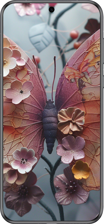 Силиконовый чехол Fairy Butterfly для Huawei Pura 70 - 6048u-3703 изображение 