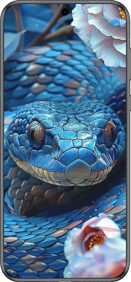 Силиконовый чехол Blue Snake для Huawei Pura 70 - 6079u-3703 изображение 