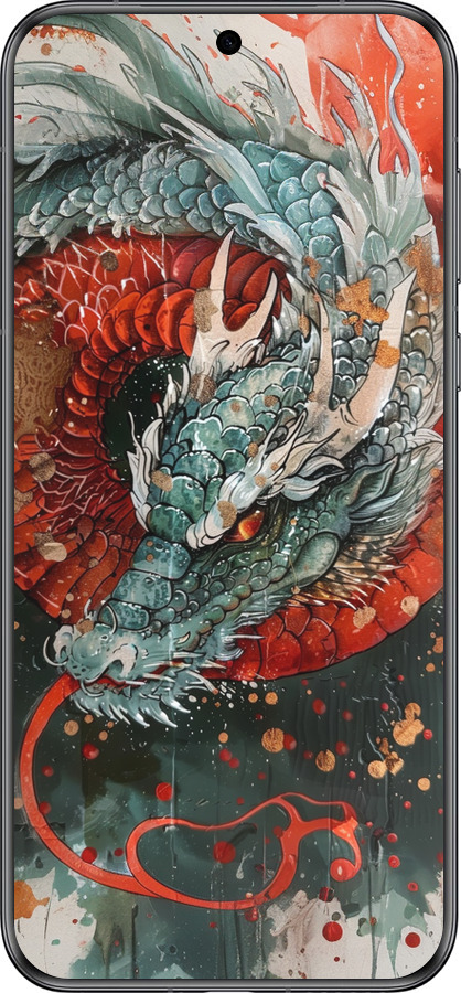 Силиконовый чехол Стихия огня для Huawei Pura 70 - 6101u-3703 изображение 