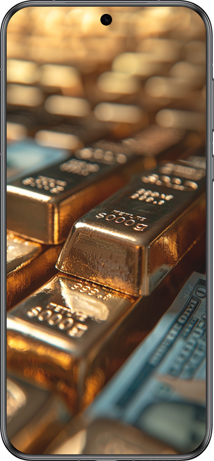 Силіконовий чехол Сяйво золота для Huawei Pura 70 - 6104u-3703 изображение 