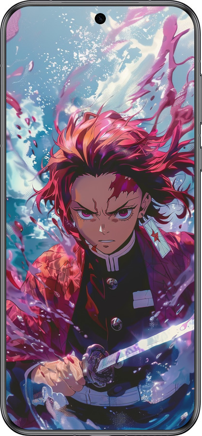 Силиконовый чехол Танджиро Камадо: Клинок рассекающий демонов для Huawei Pura 70 - 6111u-3703 изображение 