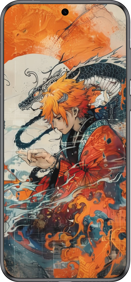 Силиконовый чехол Зеницу Агацума для Huawei Pura 70 - 6114u-3703 изображение 