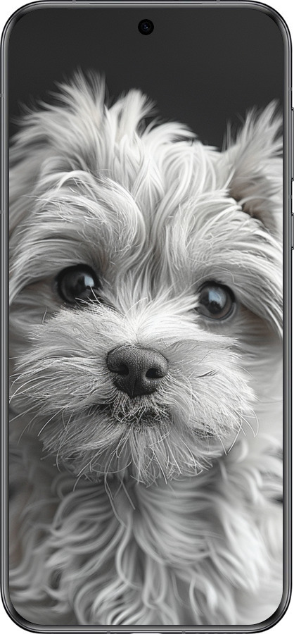 Силиконовый чехол Мальтипу на чорном фоне для Huawei Pura 70 - 6156u-3703 изображение 