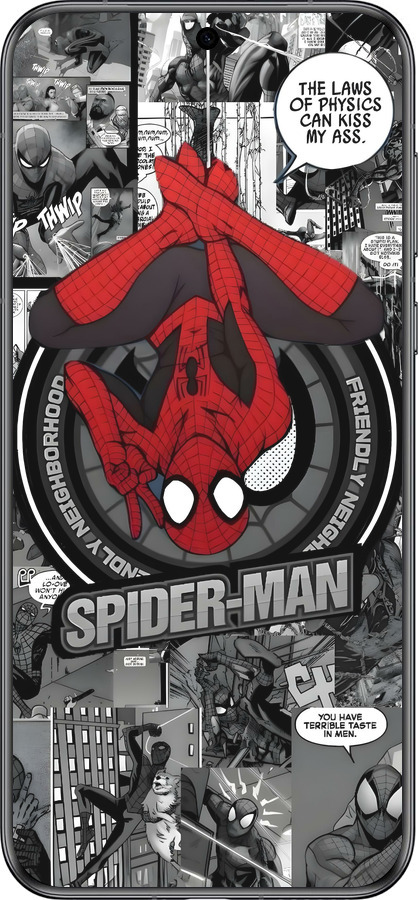 Силиконовый чехол Человек паук для Huawei Pura 70 - 6279u-3703 изображение 