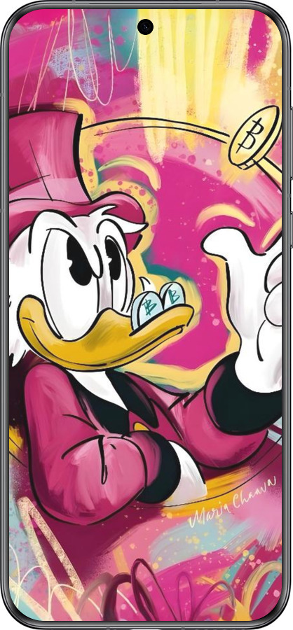 Силиконовый чехол Скрудж для Huawei Pura 70 - 6283u-3703 изображение 