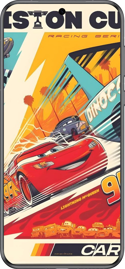 Силиконовый чехол Тачки для Huawei Pura 70 - 6288u-3703 изображение 