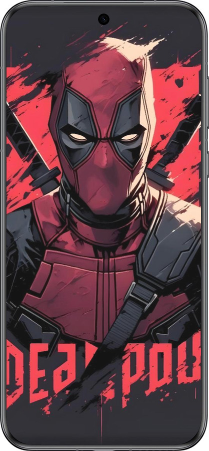 Силиконовый чехол Дедпул для Huawei Pura 70 - 6293u-3703 изображение 