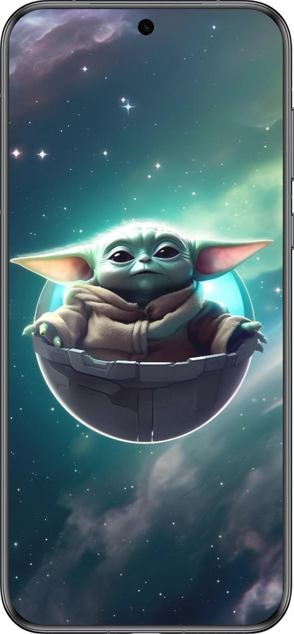 Силиконовый чехол Малышь йода для Huawei Pura 70 - 6294u-3703 изображение 