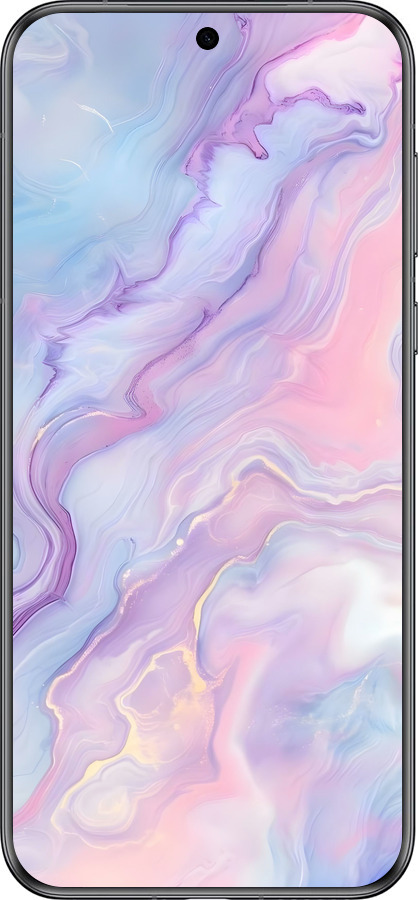 Силиконовый чехол Нежный мрамор для Huawei Pura 70 - 6310u-3703 изображение 