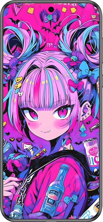 Силиконовый чехол Аниме милаха для Huawei Pura 70 - 6314u-3703 изображение 