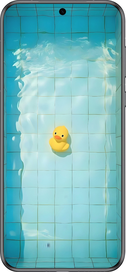 Силиконовый чехол Утенок для Huawei Pura 70 - 6323u-3703 изображение 