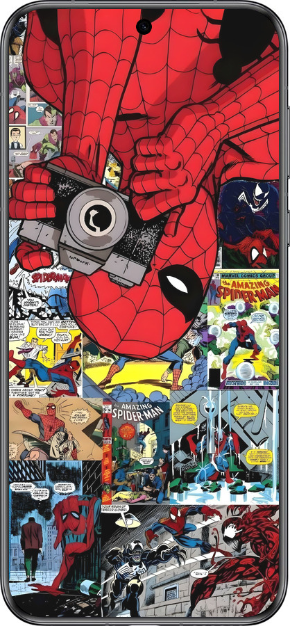 Силиконовый чехол Человек паук 2 для Huawei Pura 70 - 6333u-3703 изображение 