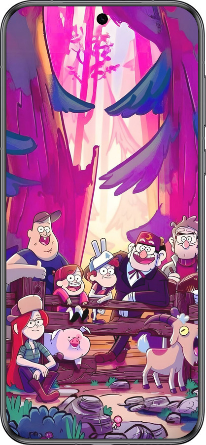 Силиконовый чехол Гравити Фолз для Huawei Pura 70 - 6365u-3703 изображение 