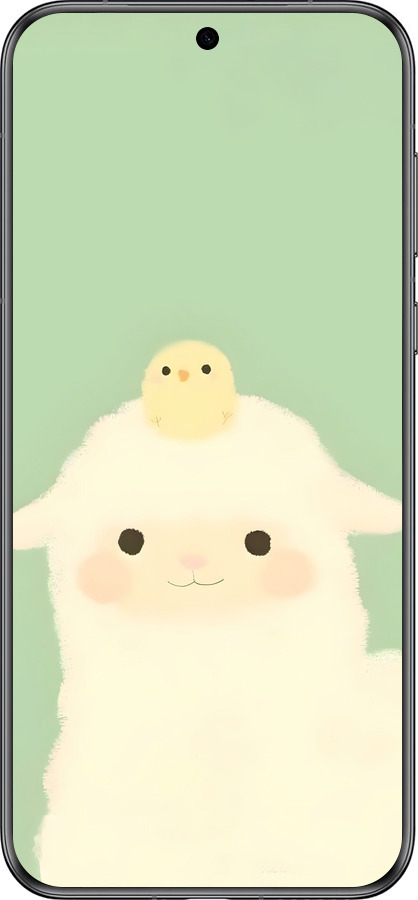 Силиконовый чехол Барашек и ципленок для Huawei Pura 70 - 6369u-3703 изображение 