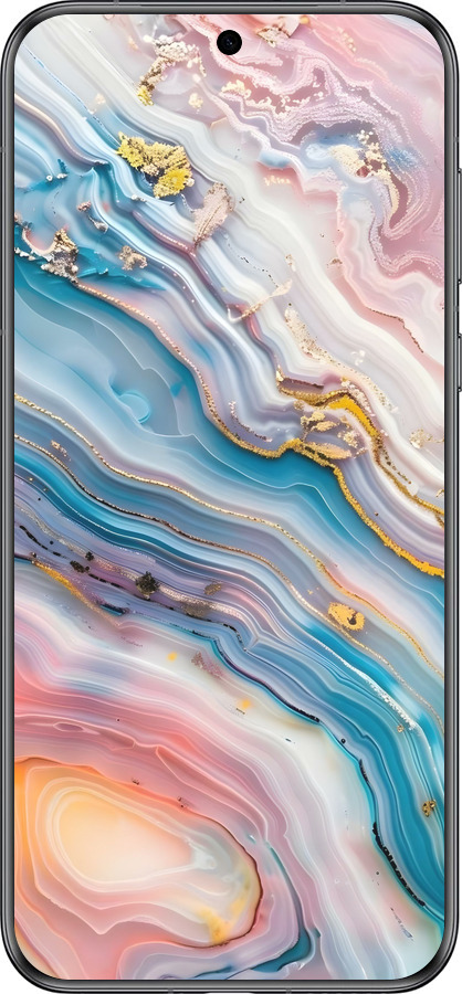 Силиконовый чехол Мрамор красивый для Huawei Pura 70 - 6376u-3703 изображение 