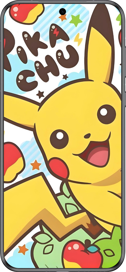 Силиконовый чехол Пикачу 2 для Huawei Pura 70 - 6391u-3703 изображение 